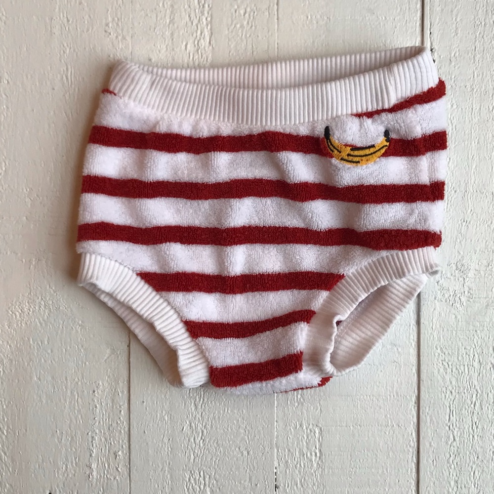 Bobo choses stripes banana bloomers 3-6 months